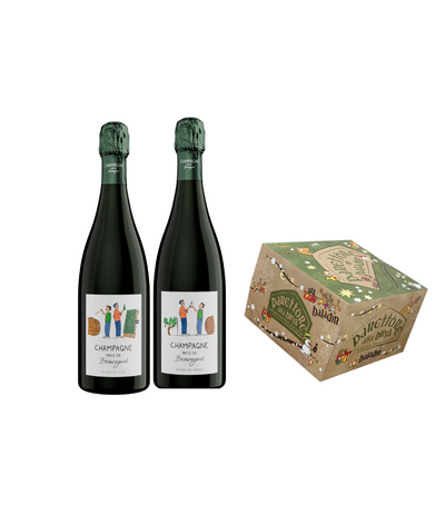 Xmas Paket Champagne Love: Champagne + Panettone alla Birra
