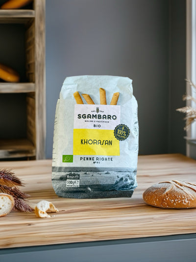 Penne Rigate Khorasan 500 gr