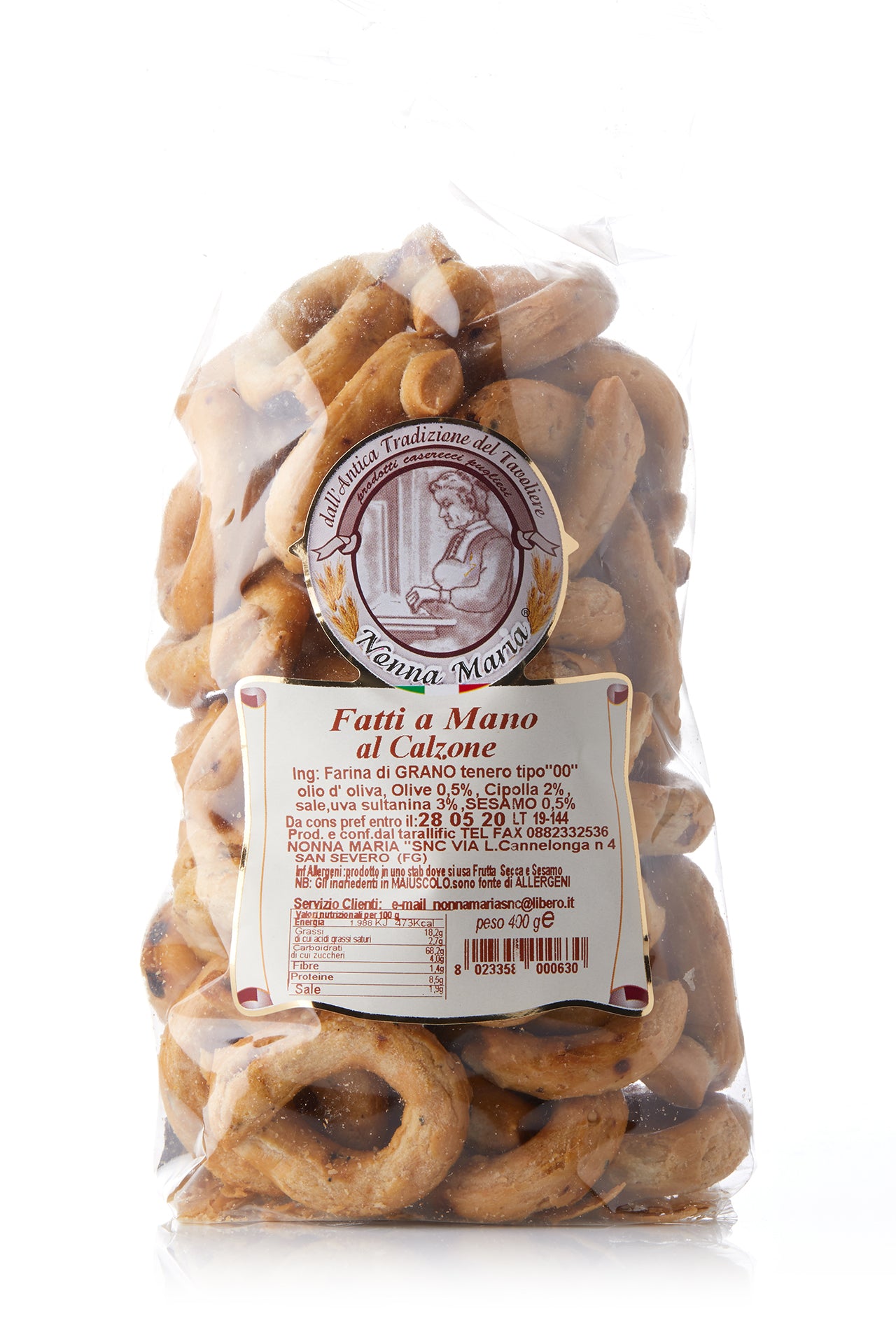 Taralli fatti a mano al calzone 400g