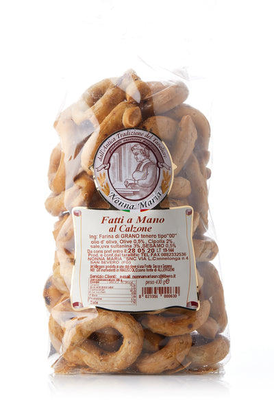 Taralli fatti a mano al calzone 400g