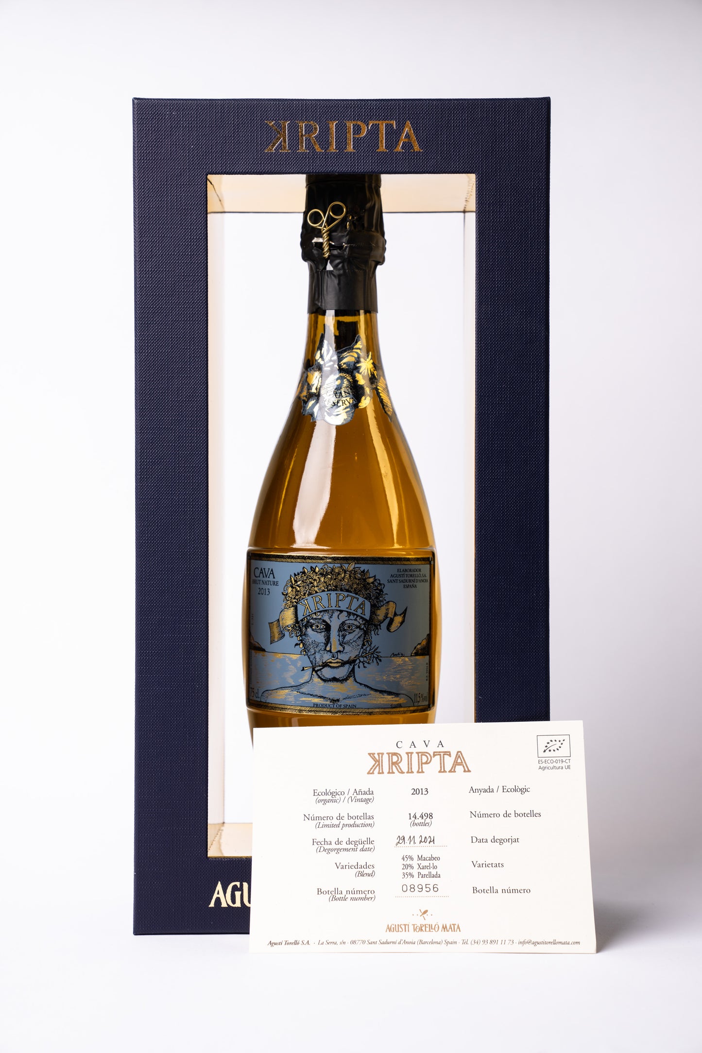 Kripta Gran Reserva Brut Nature 2016 Cava DO BIO
