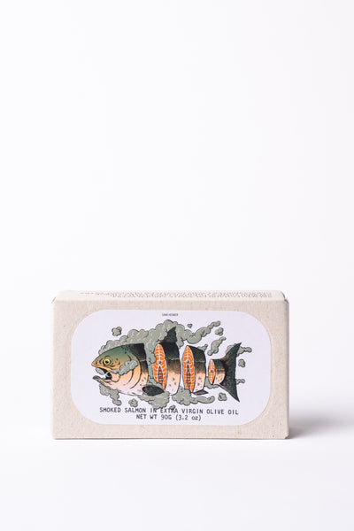 Geräucherter Lachs in nativem Olivenöl 120g