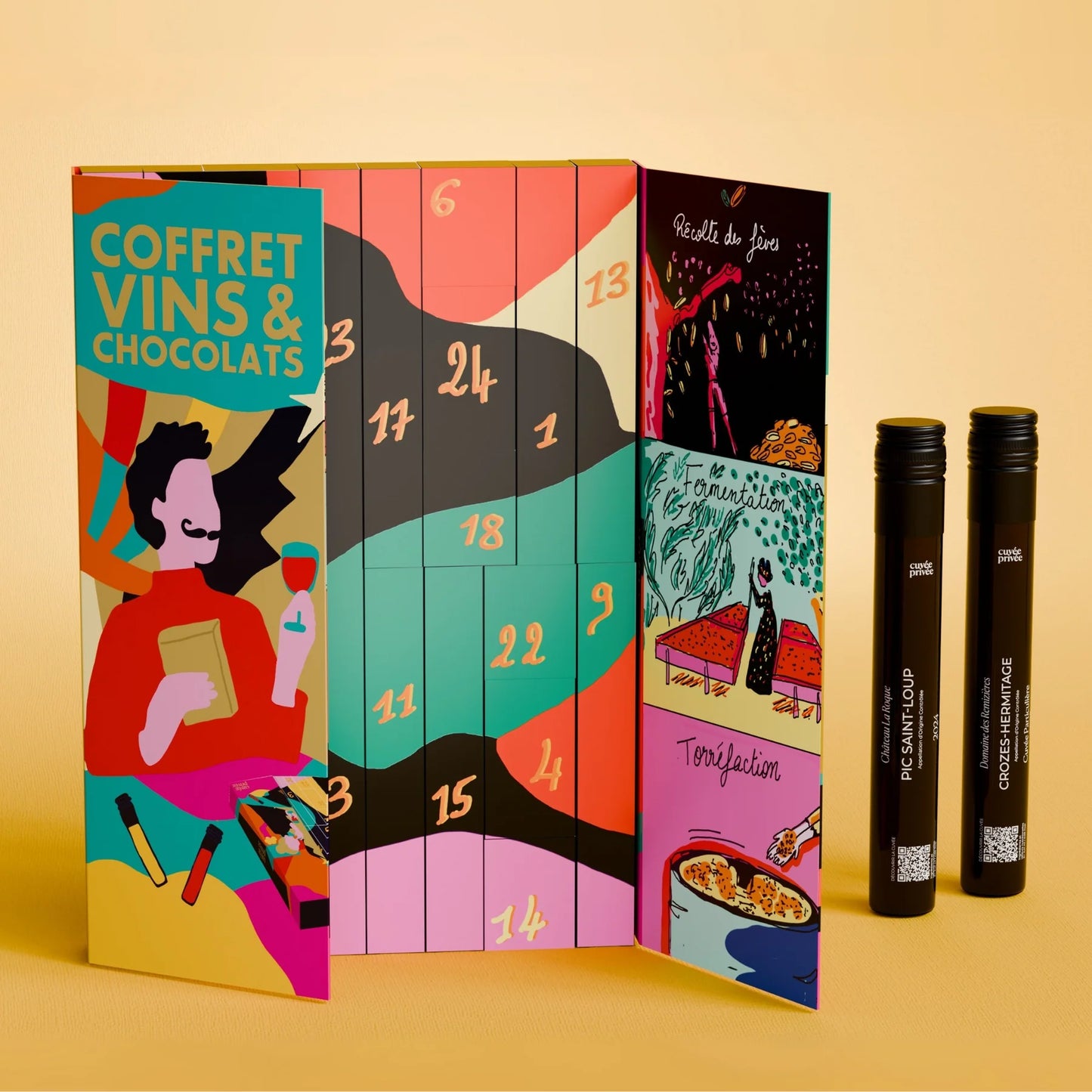 PRE-ORDER: Advent Calendar 12 wines and 12 chocolates