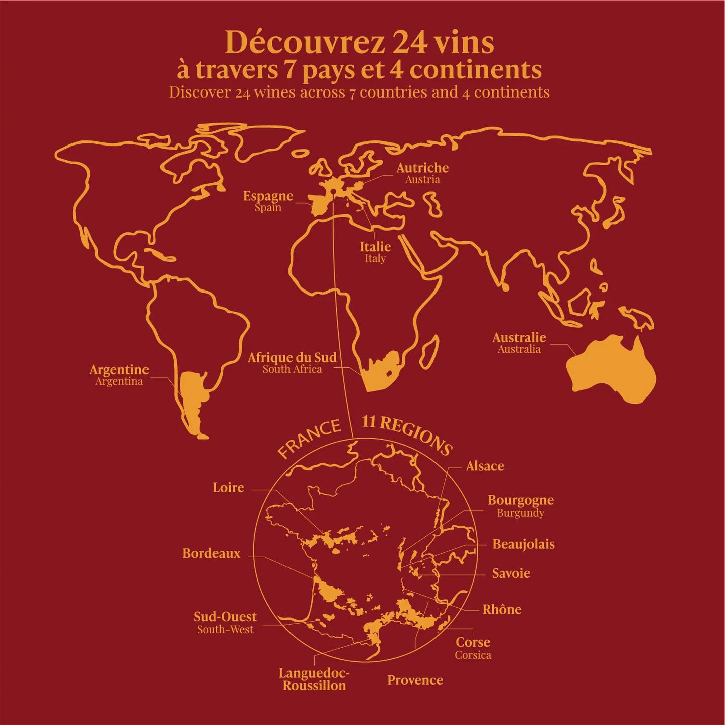 PRE-ORDER: Wine Advent Calendar - 24 Wines from France and the World