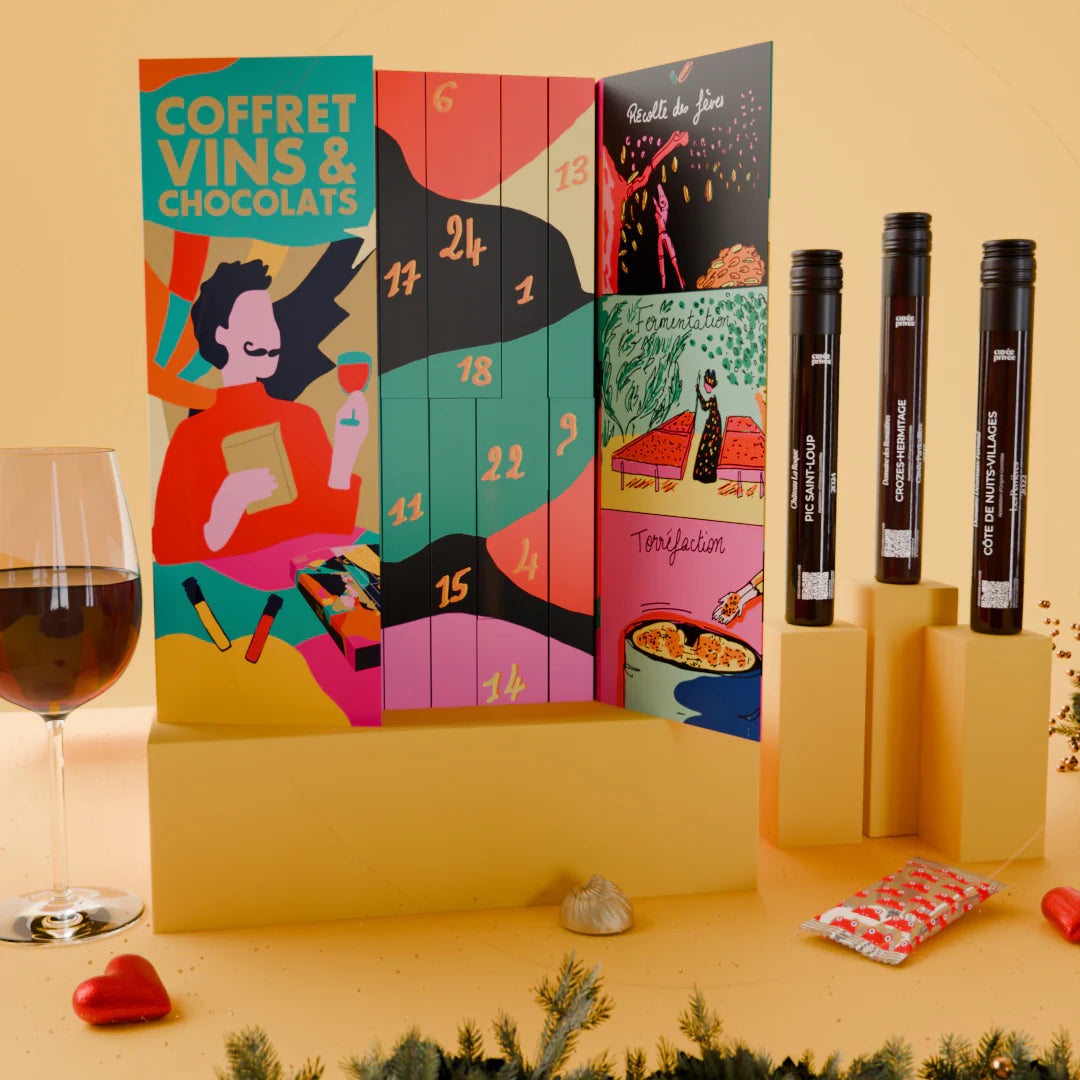 PRE-ORDER: Advent Calendar 12 wines and 12 chocolates