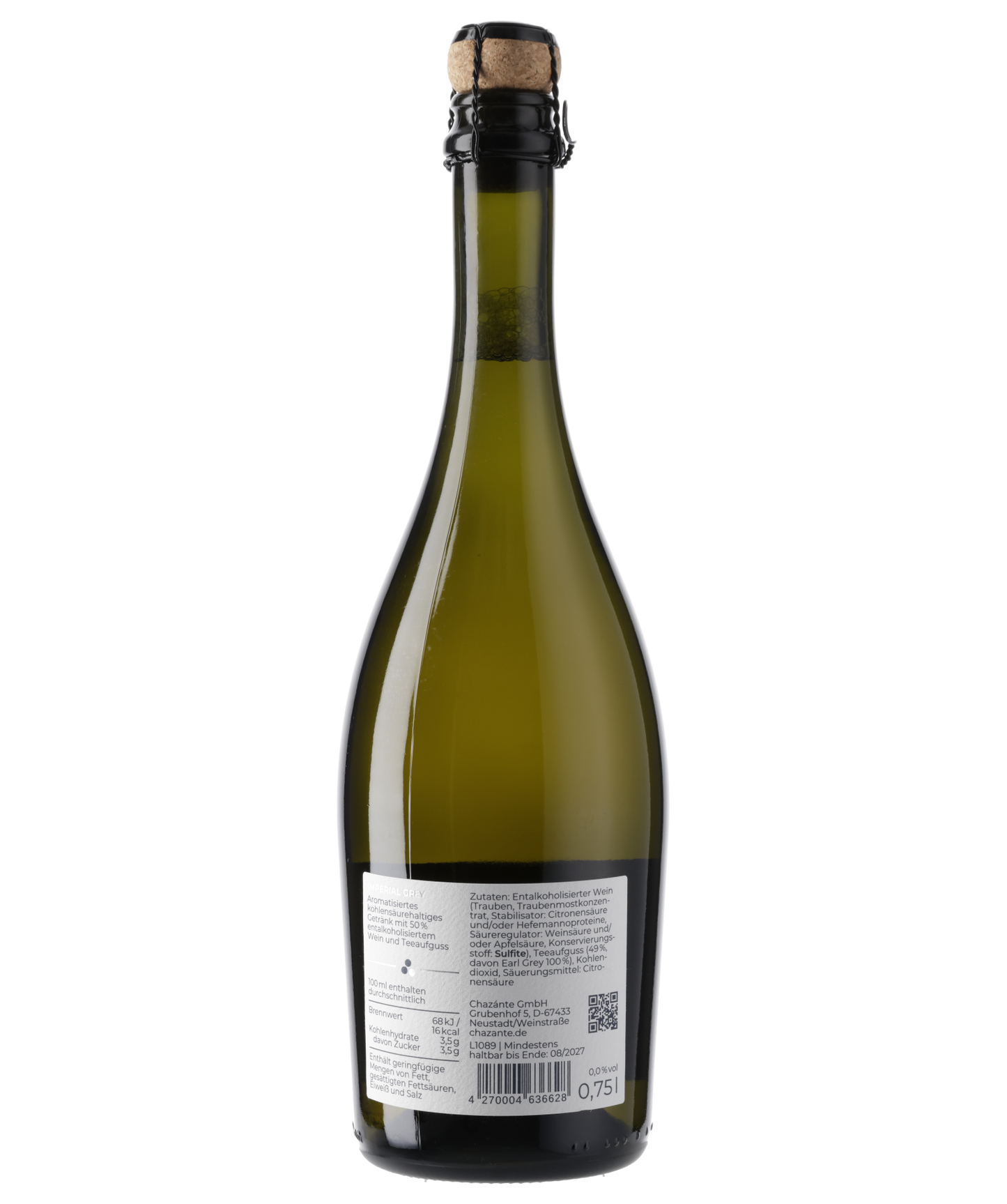Imperial Grey Schaumtee alkoholfrei